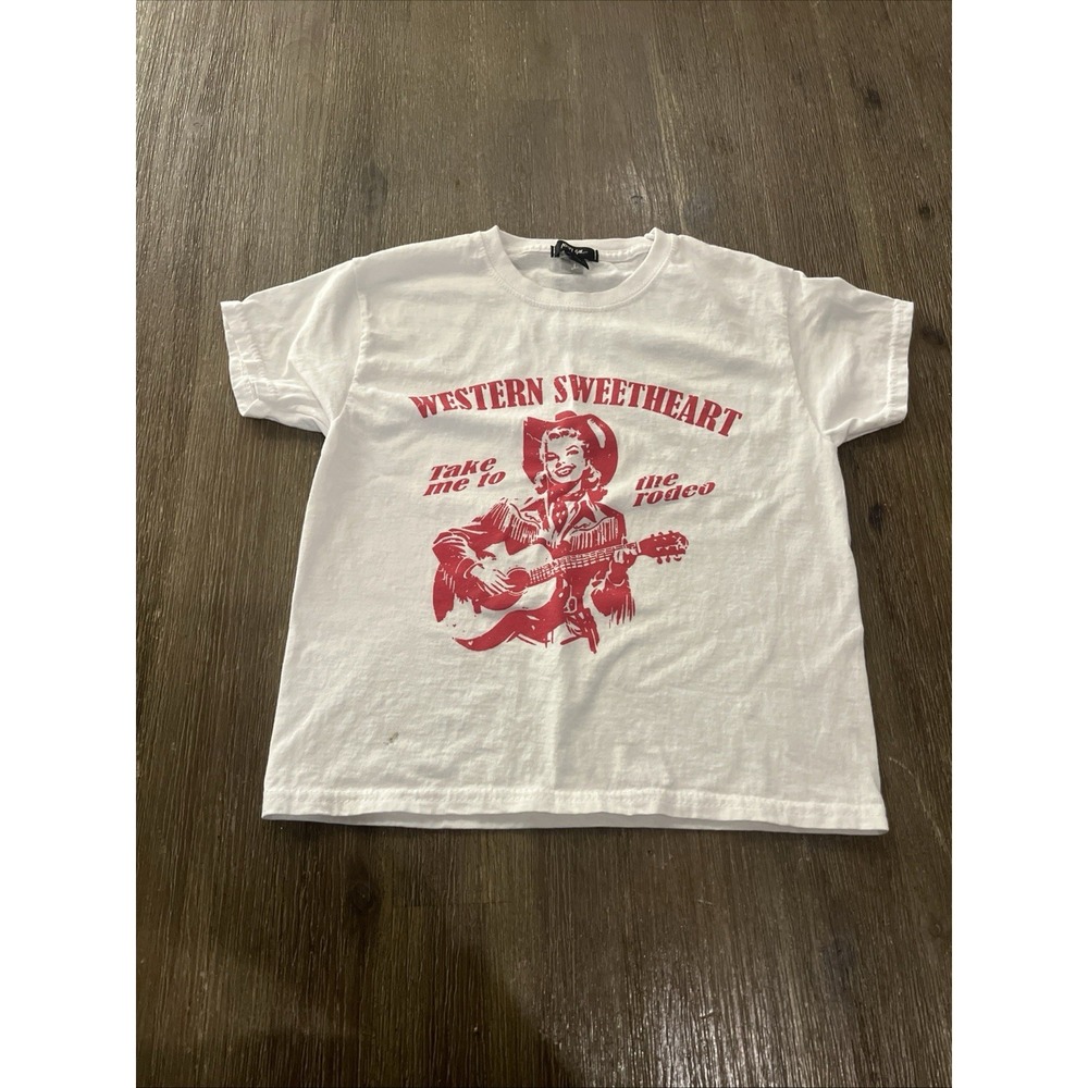 Nasty Girl Western Sweetheart Fitted T Shirt-see Description